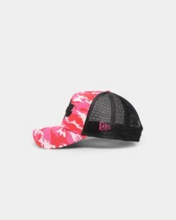 New Era Los Angeles Lakers 'Pink Camo' 9FORTY A-Frame Trucker Snapback Pink Camo -Fashion Clothing Store 196499792646 default 0040
