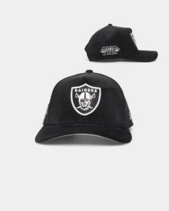 New Era Oakland Raiders 'Classic Corduroy' 9FORTY A-Frame Snapback Black