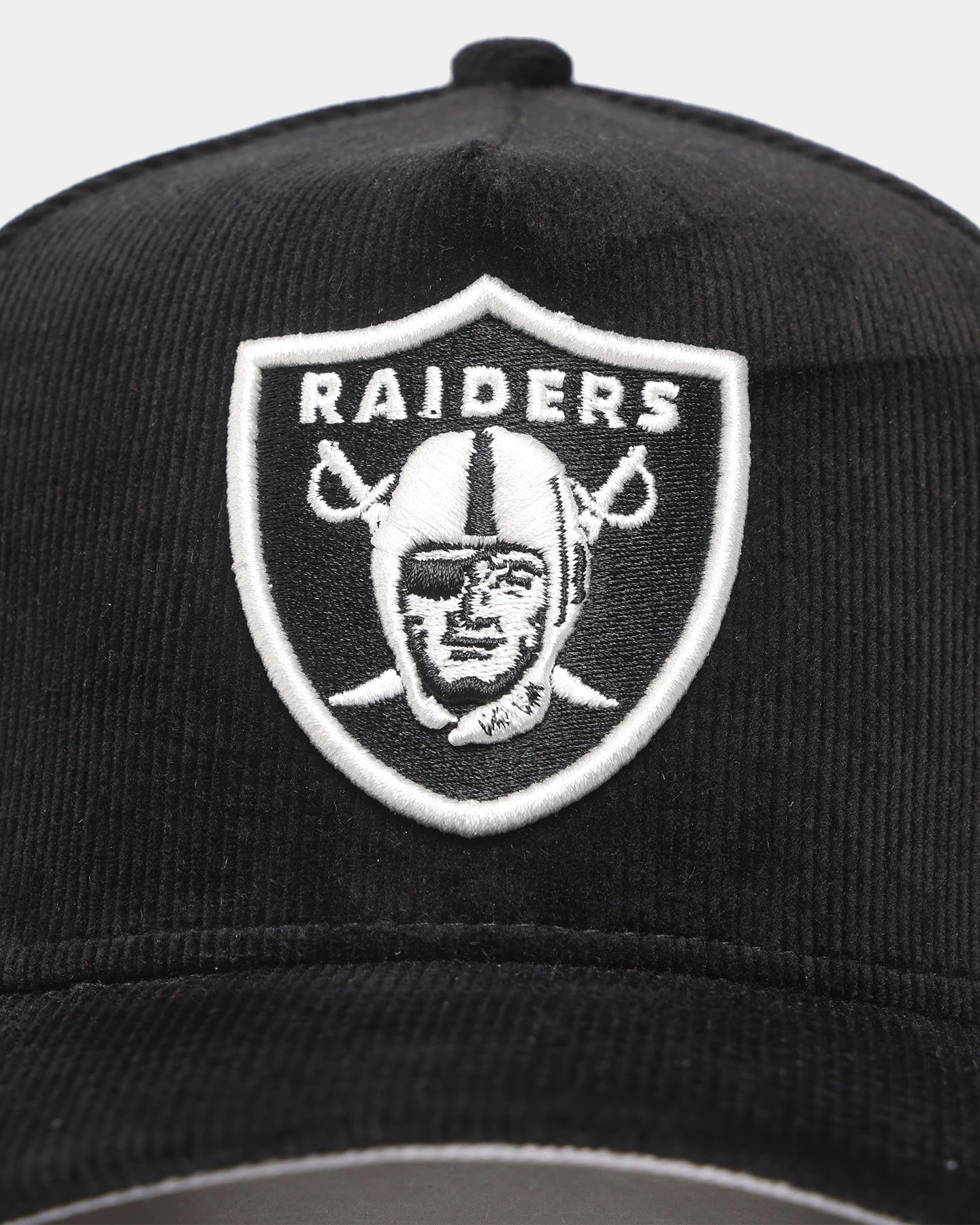 New Era Oakland Raiders 'Classic Corduroy' 9FORTY A-Frame Snapback Black 8 New Era Oakland Raiders 'Classic Corduroy' 9FORTY A-Frame Snapback Black - Image 6