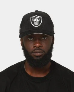 New Era Oakland Raiders 'Classic Corduroy' 9FORTY A-Frame Snapback Black 17 New Era Oakland Raiders 'Classic Corduroy' 9FORTY A-Frame Snapback Black -Fashion Clothing Store 196500153404 mens 0100