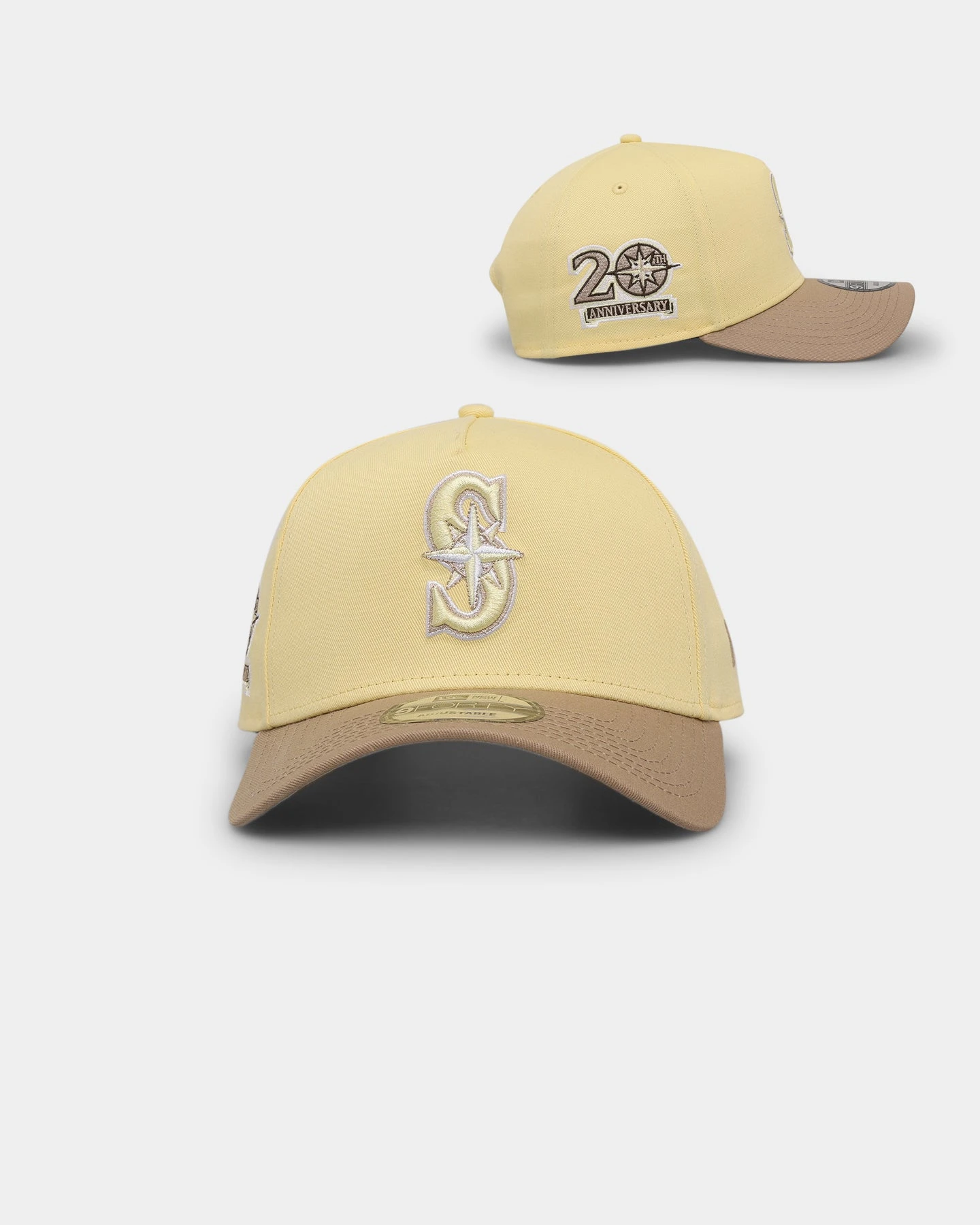 New Era Seattle Mariners 'Butter Popcorn' 9FORTY A-Frame Snapback Yellow 3 New Era Seattle Mariners 'Butter Popcorn' 9FORTY A-Frame Snapback Yellow