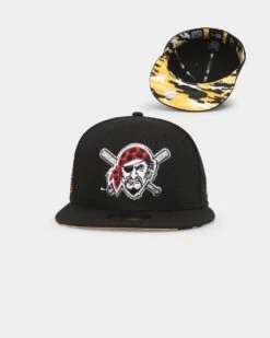 New Era Pittsburgh Pirates 'Camo Underbrim' 59FIFTY Fitted Black