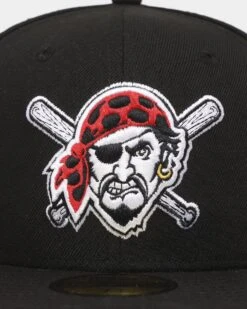 New Era Pittsburgh Pirates 'Camo Underbrim' 59FIFTY Fitted Black -Fashion Clothing Store 196996187518 default 0050