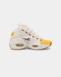 Reebok Question Mid White/Yellow -Fashion Clothing Store 4062061139804 default 0040