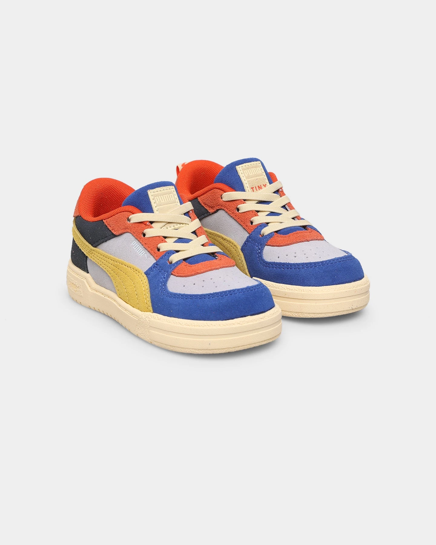Puma PUMA X TINYCOTTONS Kids' California Pro Suede AC Forever Blue/Aspen Gold 4 Puma PUMA X TINYCOTTONS Kids' California Pro Suede AC Forever Blue/Aspen Gold - Image 2
