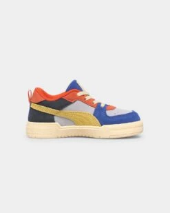 Puma PUMA X TINYCOTTONS Kids' California Pro Suede AC Forever Blue/Aspen Gold 13 Puma PUMA X TINYCOTTONS Kids' California Pro Suede AC Forever Blue/Aspen Gold -Fashion Clothing Store 4064535901849 default 0040