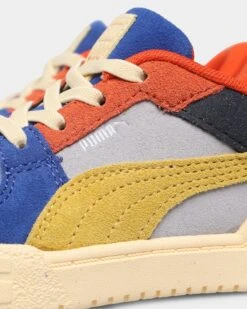 Puma PUMA X TINYCOTTONS Kids' California Pro Suede AC Forever Blue/Aspen Gold 16 Puma PUMA X TINYCOTTONS Kids' California Pro Suede AC Forever Blue/Aspen Gold -Fashion Clothing Store 4064535901849 default 0070