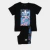 Adidas Kids' Short T-Shirt Set Black 1 Adidas Kids' Short T-Shirt Set Black -Fashion Clothing Store 4065429432494 default 0080