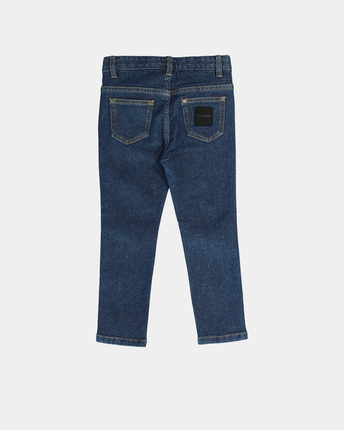 Lil Hommé Kid's Tradition Skinny Jean Indigo 6 Lil Hommé Kid's Tradition Skinny Jean Indigo - Image 4