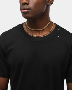 Saint Morta Women's 6MM Cuban Link Chain Gold 12 Saint Morta Women's 6MM Cuban Link Chain Gold -Fashion Clothing Store 4454569023295 normal 0024