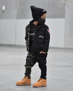 Lil Hommé Youth Camo Bouclier Face Mask Camo -Fashion Clothing Store 4454569174102 normal 0018