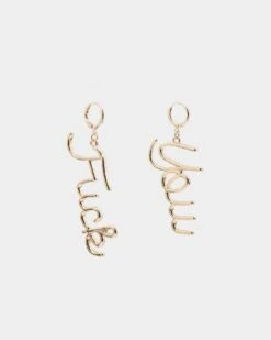 Raising Hell Women's FK Earrings Gold -Fashion Clothing Store 4454569467631 default 00040