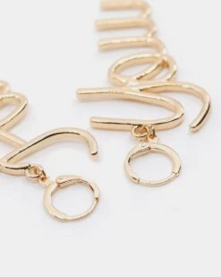 Raising Hell Women's FK Earrings Gold -Fashion Clothing Store 4454569467631 default 00060