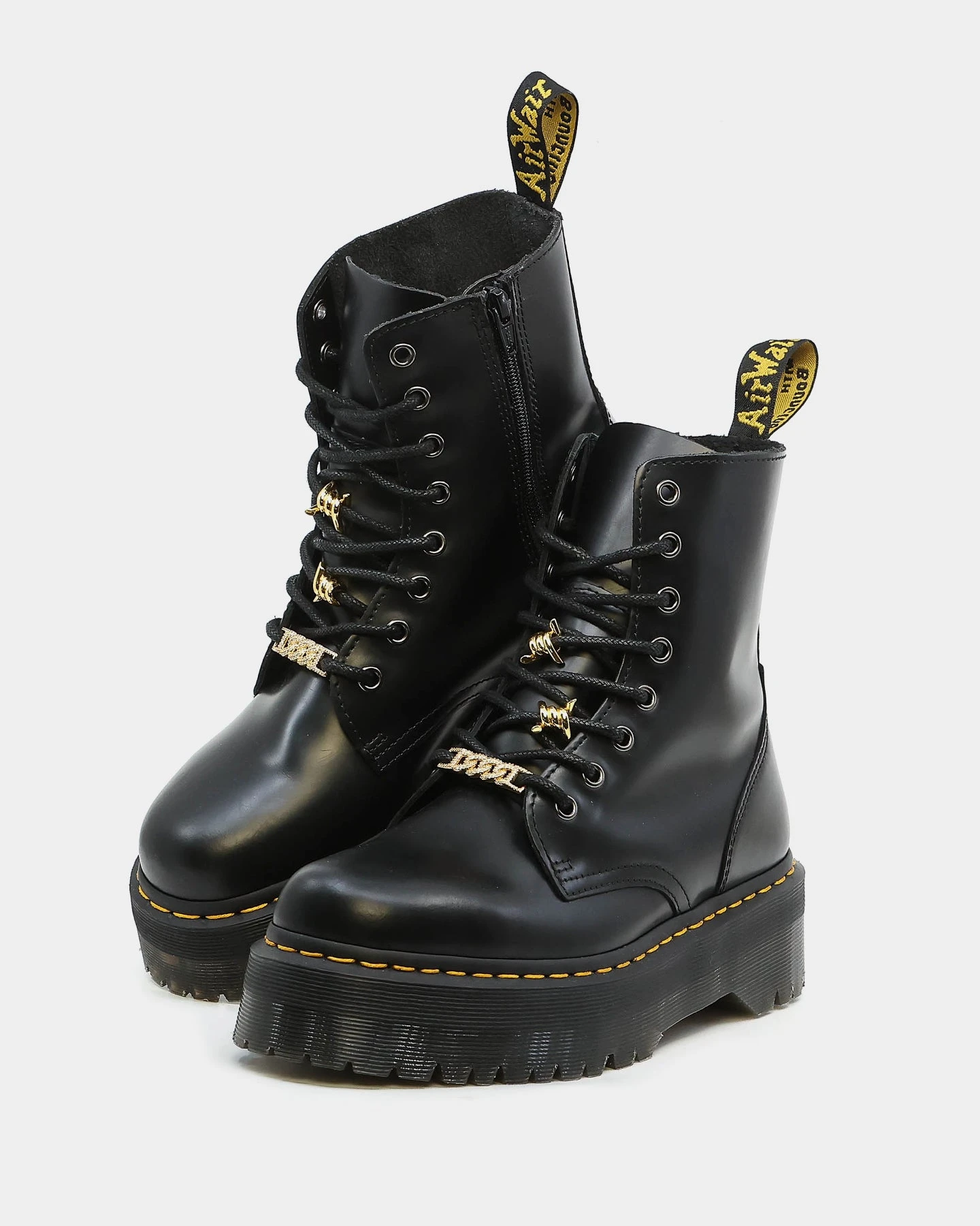 Raising Hell Women's Barbed Wire Shoe Charm 4 Pack Set Gold 5 Raising Hell Women's Barbed Wire Shoe Charm 4 Pack Set Gold - Image 3