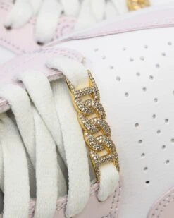 Raising Hell Women's Iced Cuban Shoe Charm Gold -Fashion Clothing Store 4454569973781 default 00030