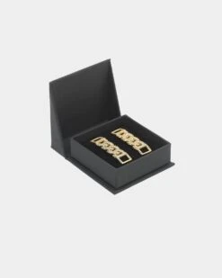 Raising Hell Women's Iced Cuban Shoe Charm Gold -Fashion Clothing Store 4454569973781 default 00040