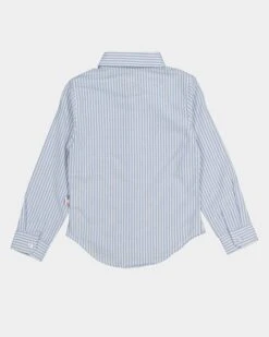 Lil Homme Kid's Mono Oxford Button Up Shirt White/Light Blue 9 Lil Homme Kid's Mono Oxford Button Up Shirt White/Light Blue -Fashion Clothing Store 4454570022096 default 00090