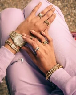 Raising Hell Women's Text Fuck Ring Gold -Fashion Clothing Store 4454570036697 womens 0012