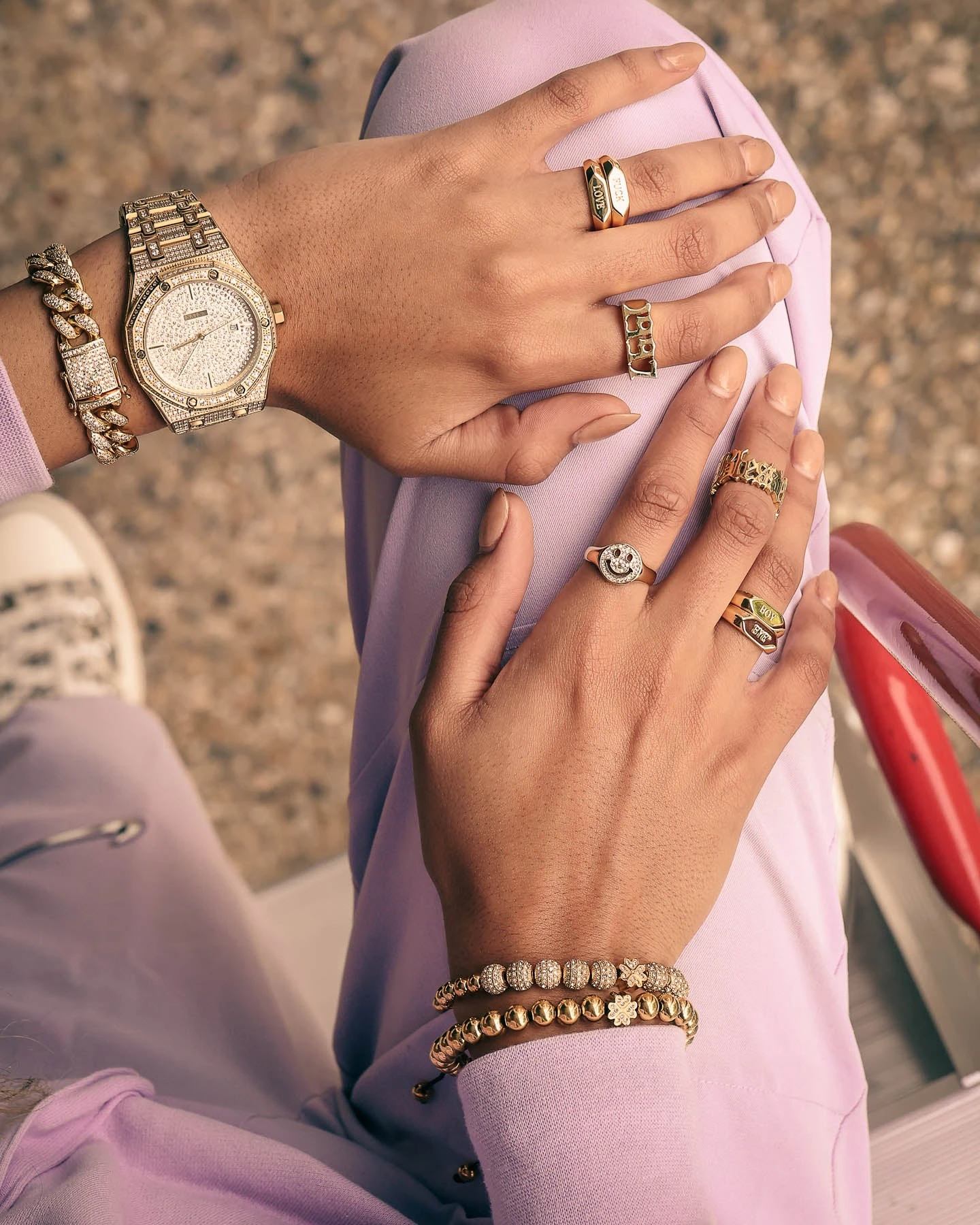 Raising Hell Women's Lule Bracelet Gold 4 Raising Hell Women's Lule Bracelet Gold - Image 2