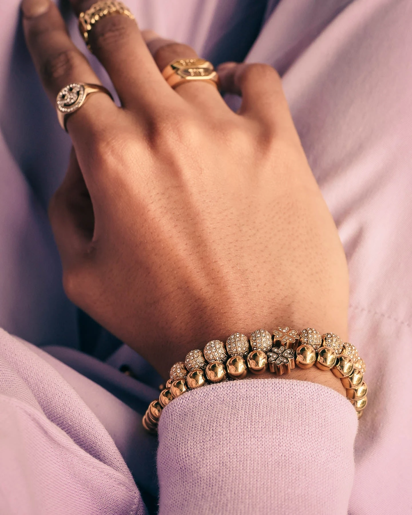 Raising Hell Women's Lule Bracelet Gold 6 Raising Hell Women's Lule Bracelet Gold - Image 4