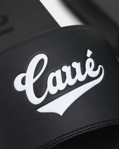 Carré Simplicité Classique Slides Black/White -Fashion Clothing Store 4454570193536 default 0030