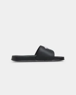 Carré Simplicité Classique Slides Black/White -Fashion Clothing Store 4454570193536 default 0040