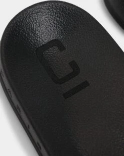 Carré Simplicité Classique Slides Black/White -Fashion Clothing Store 4454570193536 default 0050