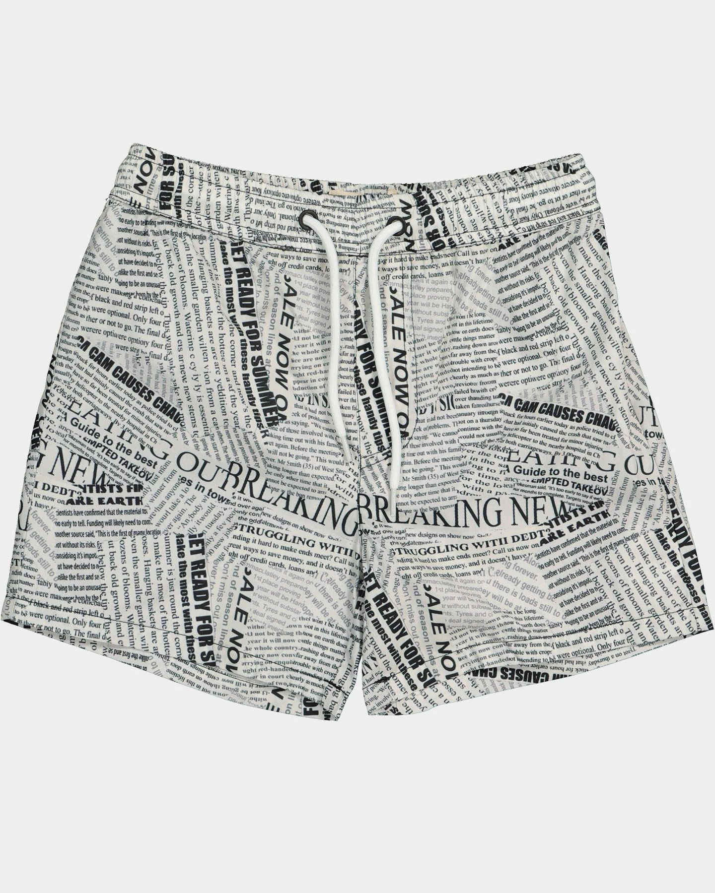 EN ES KIDS Kids' Let's Party Shorts Black/White 5 EN ES KIDS Kids' Let's Party Shorts Black/White - Image 3