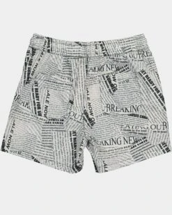 EN ES KIDS Kids' Let's Party Shorts Black/White 9 EN ES KIDS Kids' Let's Party Shorts Black/White -Fashion Clothing Store 4454570229853 default 0090