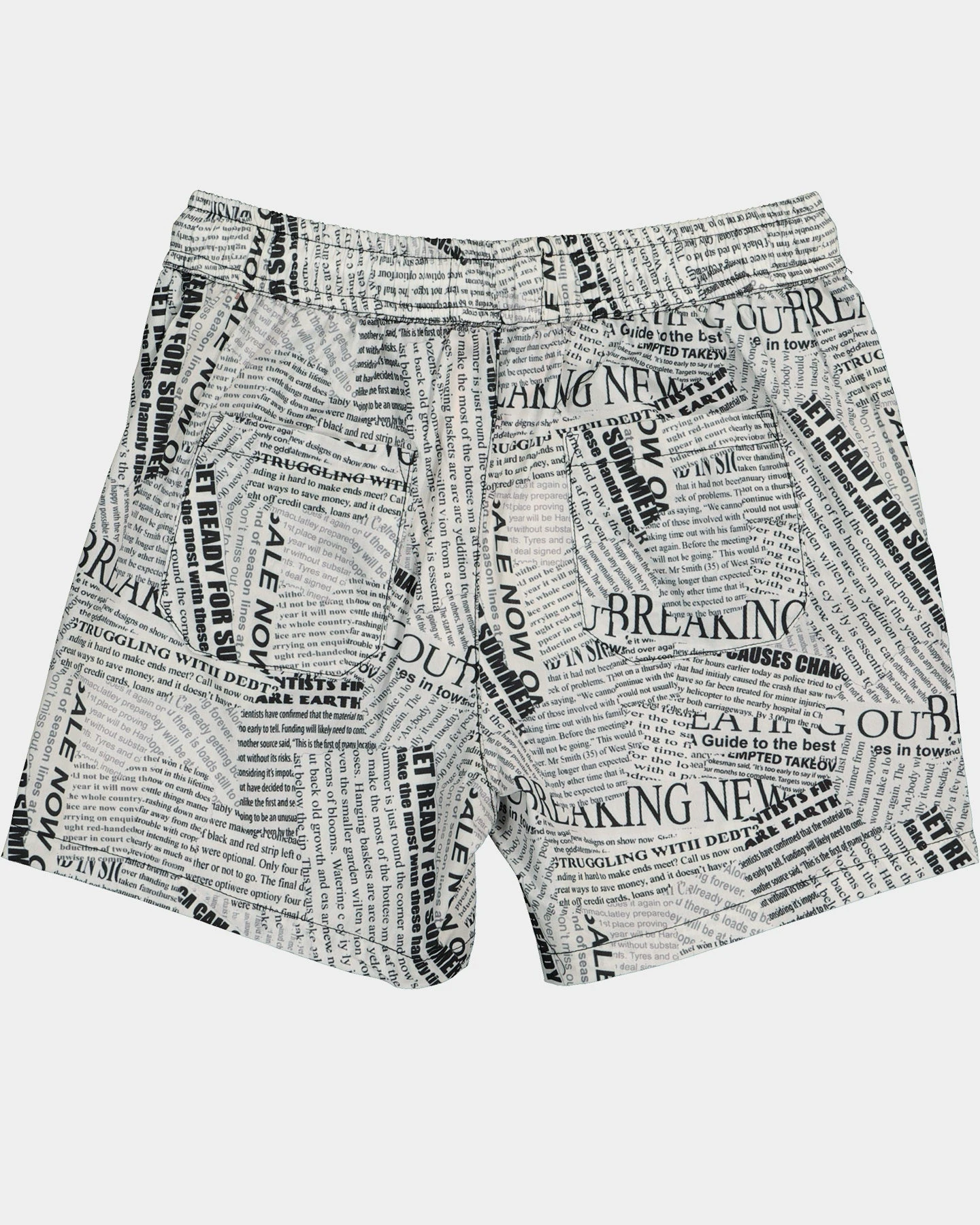 EN ES KIDS Kids' Let's Party Shorts Black/White 6 EN ES KIDS Kids' Let's Party Shorts Black/White - Image 4