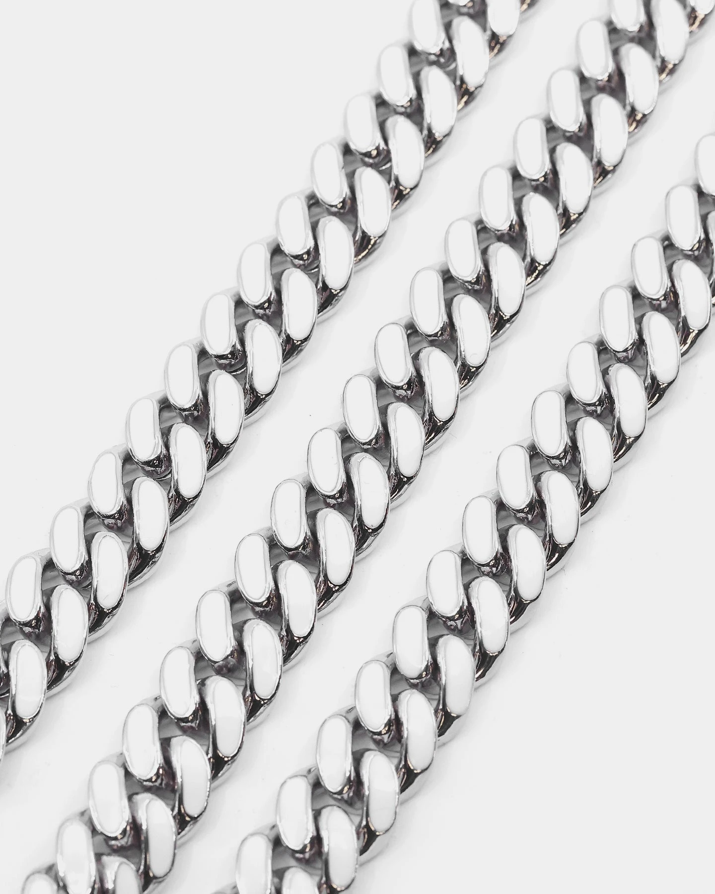 EN ES Glowed Up Miami 18" Choker Silver/Green 5 EN ES Glowed Up Miami 18" Choker Silver/Green - Image 3