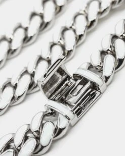 EN ES Glowed Up Miami 18" Choker Silver/Green 19 EN ES Glowed Up Miami 18" Choker Silver/Green -Fashion Clothing Store 4454570293427 default 00080