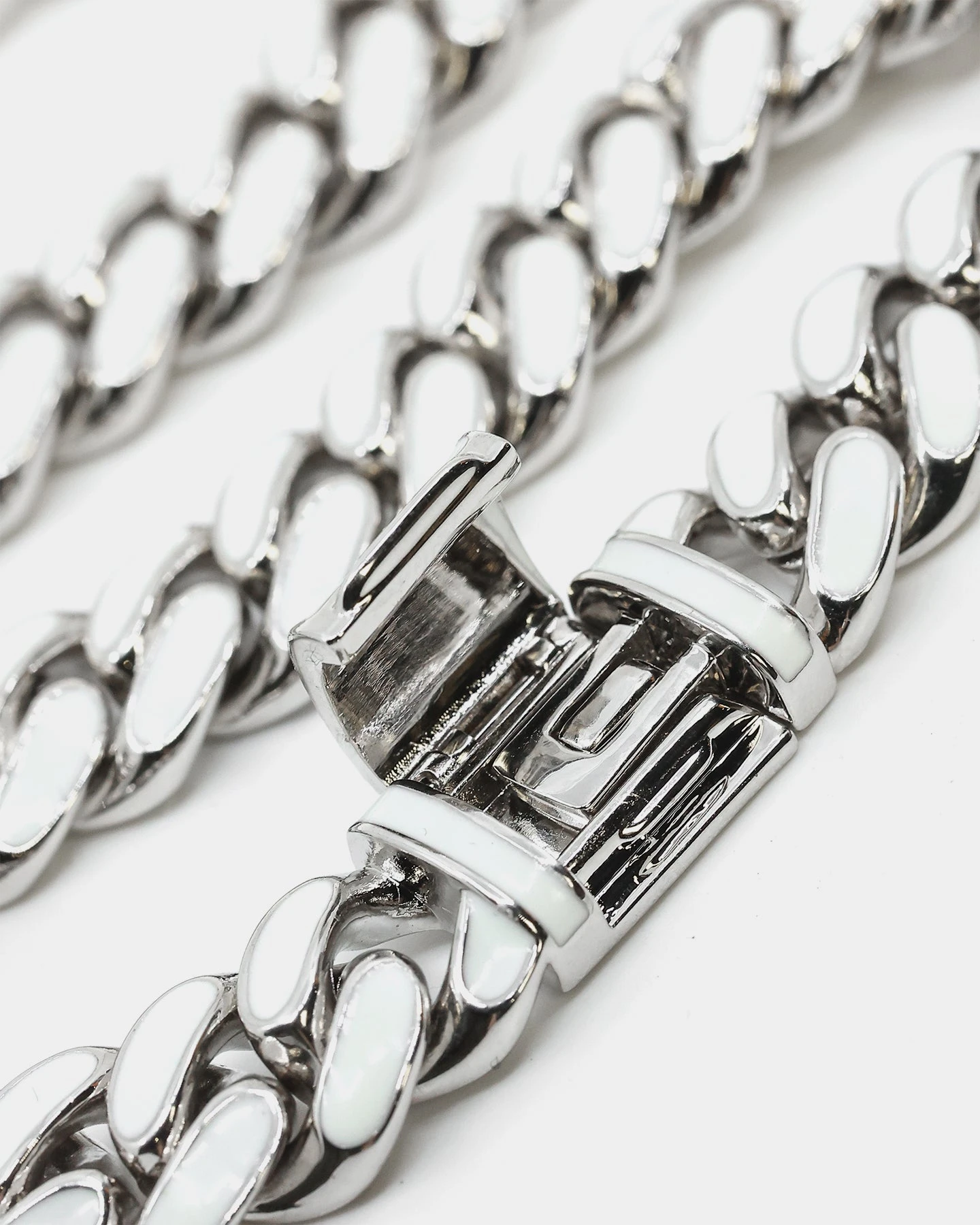 EN ES Glowed Up Miami 18" Choker Silver/Green 10 EN ES Glowed Up Miami 18" Choker Silver/Green - Image 8