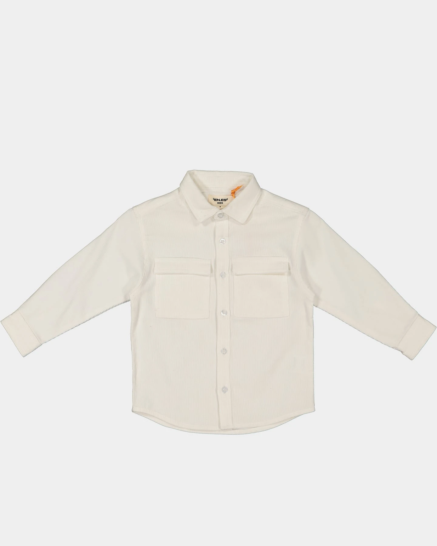 EN ES KIDS Kids' Style Long Sleeve Button Up Shirt Beige 5 EN ES KIDS Kids' Style Long Sleeve Button Up Shirt Beige - Image 3