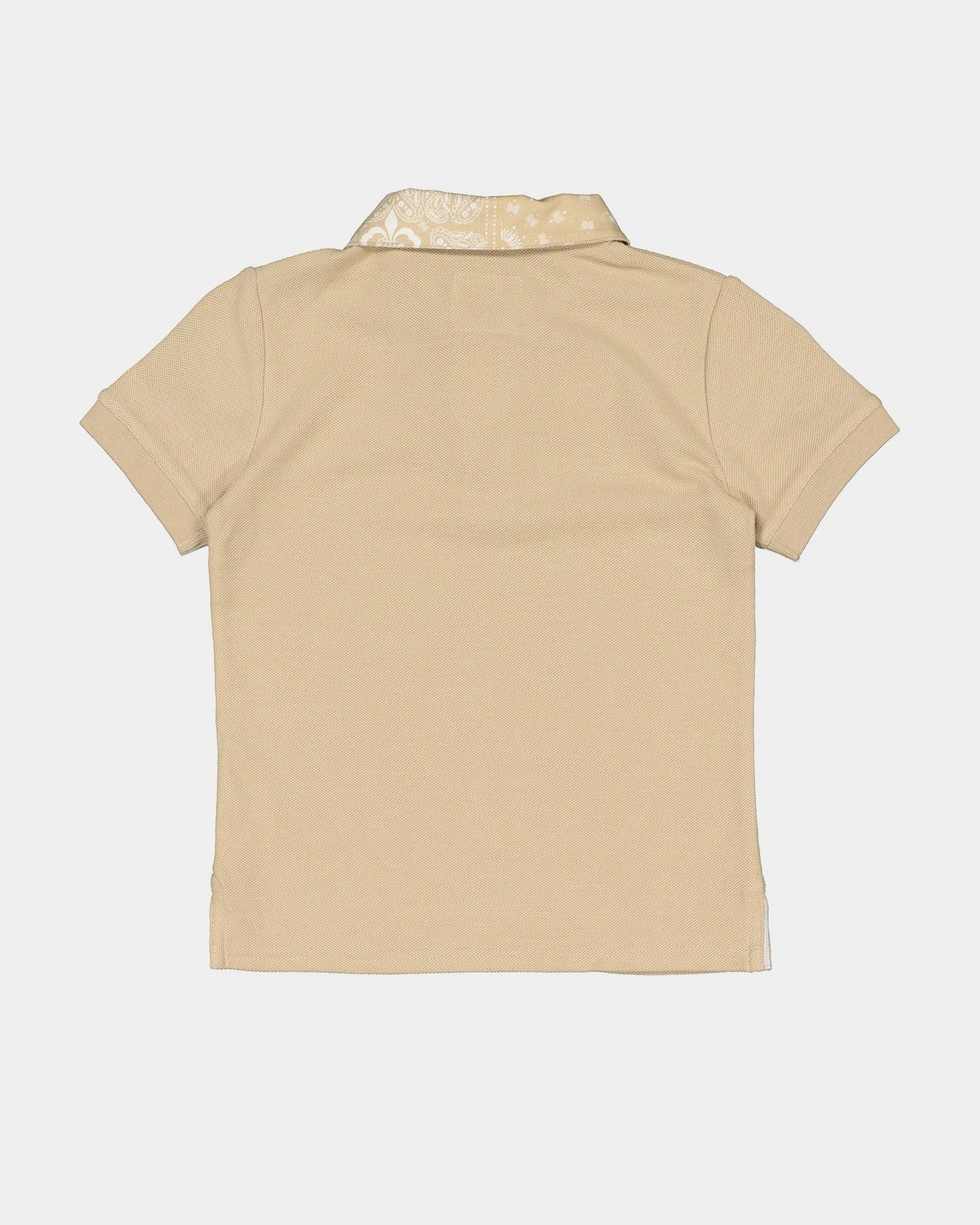 Lil Homme Bandana Ultra Short Sleeve Polo T-Shirt Stone 6 Lil Homme Bandana Ultra Short Sleeve Polo T-Shirt Stone - Image 4