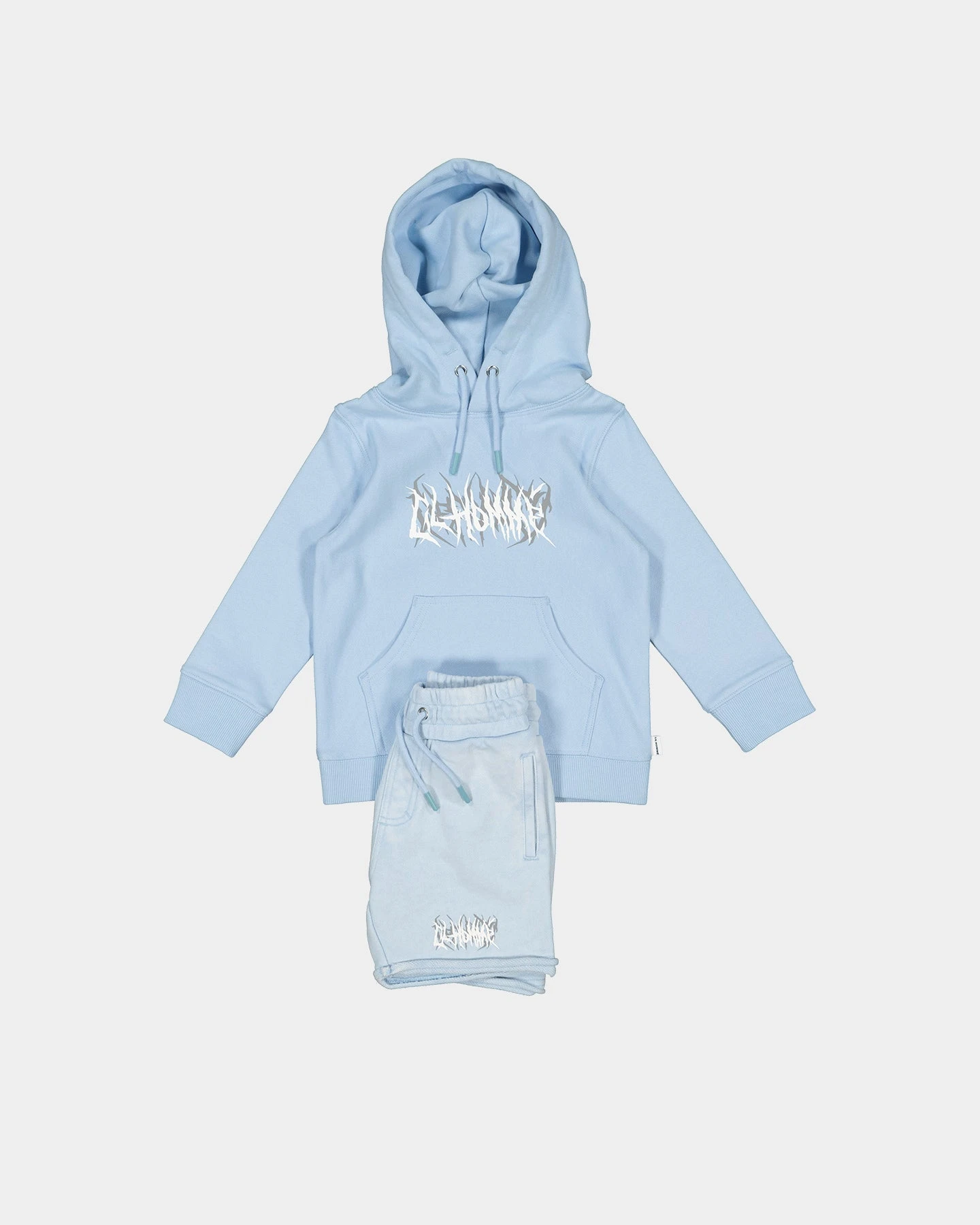 Lil Homme Metalle CLS Hoodie Set Baby Blue 8 Lil Homme Metalle CLS Hoodie Set Baby Blue - Image 6