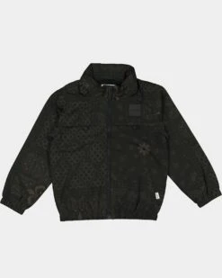 Lil Homme Kid's Bandana Ultra Track Jacket Black -Fashion Clothing Store 4454570636378 default 0080