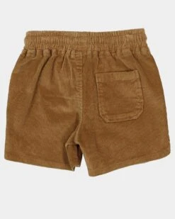 EN ES Kid's Realist Cord Shorts Caramel -Fashion Clothing Store 4454570735262 default 0090