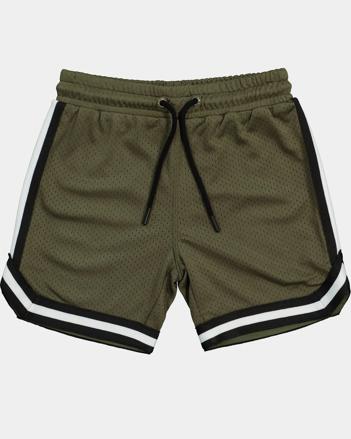 EN ES Kid's Mini Basketball Shorts Army Green 7 EN ES Kid's Mini Basketball Shorts Army Green - Image 5