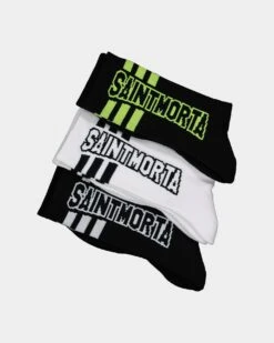 Saint Morta Pro Sport Sock 3 Pack Multi-Coloured -Fashion Clothing Store 4454571530798 default 0050