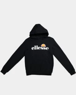 Ellesse Kids' Jero Overhead Junior Hoodie Black -Fashion Clothing Store 5059335021506 default 0080