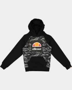 Ellesse Kids' Cervino Junior Overhead Hoodie Camo/Black 10 Ellesse Kids' Cervino Junior Overhead Hoodie Camo/Black -Fashion Clothing Store 5059732110032 default 0080