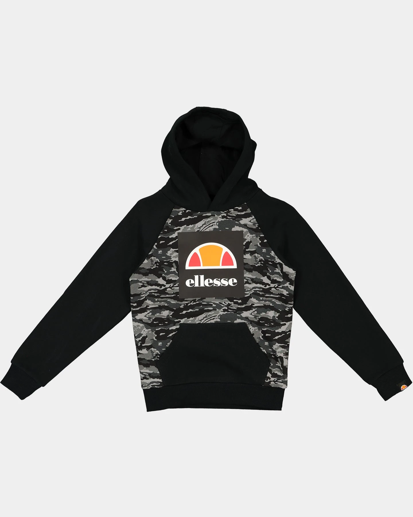 Ellesse Kids' Cervino Junior Overhead Hoodie Camo/Black 6 Ellesse Kids' Cervino Junior Overhead Hoodie Camo/Black - Image 4
