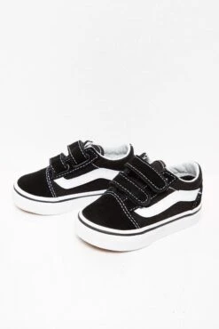 Vans Toddler Old Skool V Black/White -Fashion Clothing Store 715752179811 normal 0010