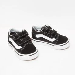 Vans Toddler Old Skool V Black/White -Fashion Clothing Store 715752179811 normal 0050