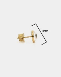 Guess Mainline Crystal Clear 8mm Stud Gold 14 Guess Mainline Crystal Clear 8mm Stud Gold -Fashion Clothing Store 7620207510312 default 00030