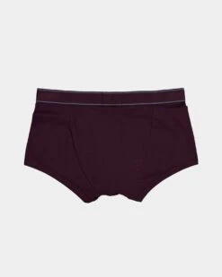 Emporio Armani Cotton Trunks Plum -Fashion Clothing Store 8059515352922 default 0030