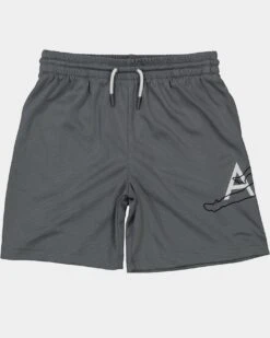 Jordan Kids' Jumpman Big Sport Mesh Shorts Smoke Grey 10 Jordan Kids' Jumpman Big Sport Mesh Shorts Smoke Grey -Fashion Clothing Store 807421566241 default 0080