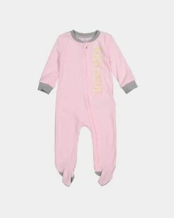 Nike Infants' Dream Chaser Footed Coveralls Pink