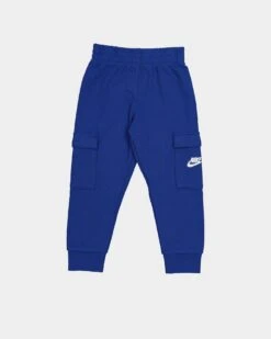 Nike Kids' Nike Sportswear T-Shirt + FT Jogger Set Game Royal -Fashion Clothing Store 825663746887 default 00110